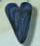 3338 Blue Velvet Heart - Just Another Button Co