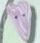 3344 Light Lilac Velvet Heart - Just Another Button Co