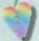 3363 Pastel Rainbow Heart - Just Another Button Co