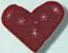 3420 Purple Sparkle Heart - Just Another Button Co