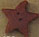 3459 Red Folk Art Star - Just Another Button Co
