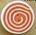3479 Orange & White Swirl - Just Another Button Co