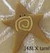3481 X-Lg. Tarnished Gold Swirly Star - Just Another Button Co