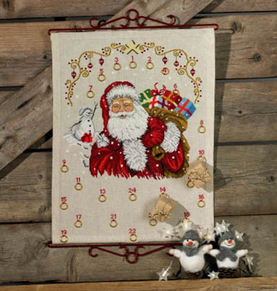 Santa Clause Advent Calendar Kit
