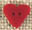 3506 Sm. Red True Heart - Just Another Button Co 