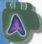 4422 Green Mitten With Heart- Just Another Button Co