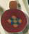 4490 Primitive Red 9-Patch Ornament - Just Another Button Co