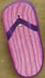 4554 Purple Flip Flop - Just Another Button Co