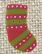 4566 Red & Green Stripe Stocking - Just Another Button Co
