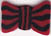 4640 Red Stripe Bow Tie - Just Another Button Co
