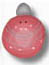 4653 Large Retro Coral Ornament - Just Another Button Co