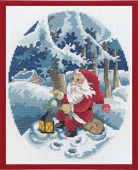 Santa Claus with Ribbon Lantern Kit