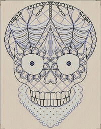 Lace Skull