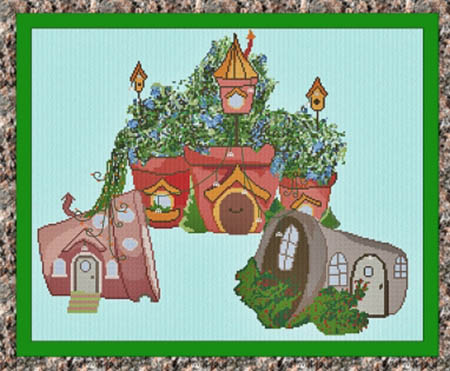 Hidden Village in the Garden