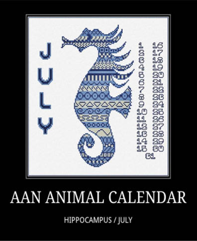 Animal Calendar - July Seahorse