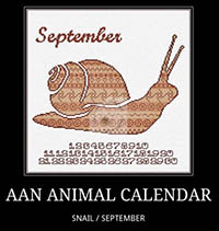 Animal Calendar - September Snail