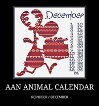 Animal Calendar - December Reindeer