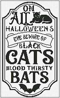 Black Cats & Bats - Halloween 2025