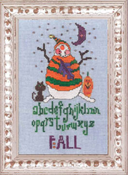 Fall Snowman Sampler w/Embellishment Pack