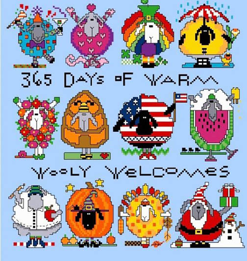 Warm Wooly Welcome #1 - Wording