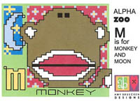 AlphaZoo - M Is For Monkey & Moon