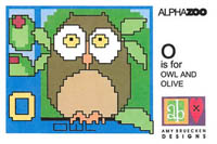 AlphaZoo - O Is For Owl & Olive