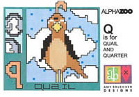 AlphaZoo - Q Is For Quail and Quarter