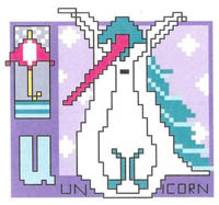 AlphaZoo - U Is For Unicorn & Umbrella