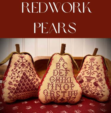 Redwork Pears