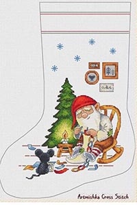 Christmas Stocking Santa's Helper