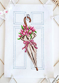 Umbrella With Flowers