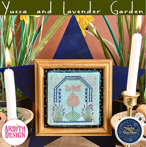 Yucca and Lavender Garden XStitch the Rainbow