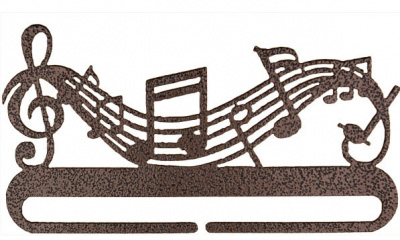 Music Split Bottom Copper Vein Bellpull