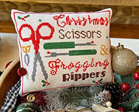 Christmas Scissors & Frogging Rippers