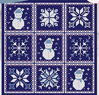 Quitly Cross Stitch - Snowman Season