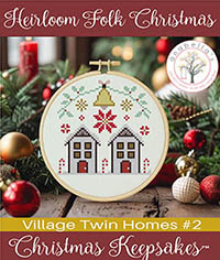 Heirloom Folk Christmas - Village Town Homes 2