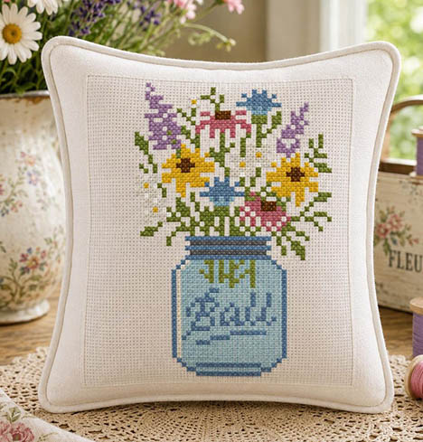 Summer Wildflower - Ball Jar Wildflowers