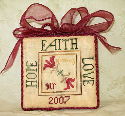 Faith, Hope, Love Ornament