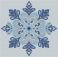 Blue Christmas (Snowflake)