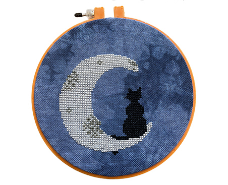 Cattitudes: Cat and a Moon