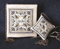 Crystal Honey Needlebook & Fob Set