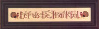 Let Us Be Thankful