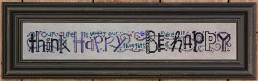 Think Happy Be Happy Row