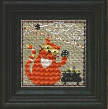 Spooky Spinners #1 - Candy Corn Cat