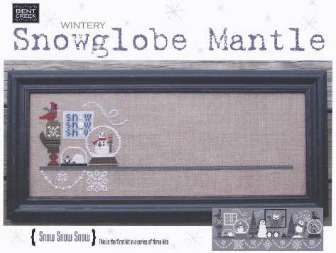 Wintery Snowglobe Mantle #1 - Snow Snow Snow Kit