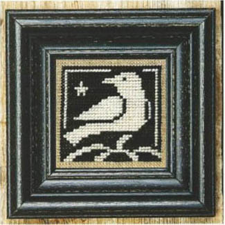 Autumn Blackbird + White