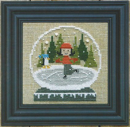 Ice Skate Globe Zipper