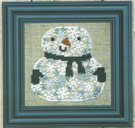 Snowman of Snowflakes Zipper