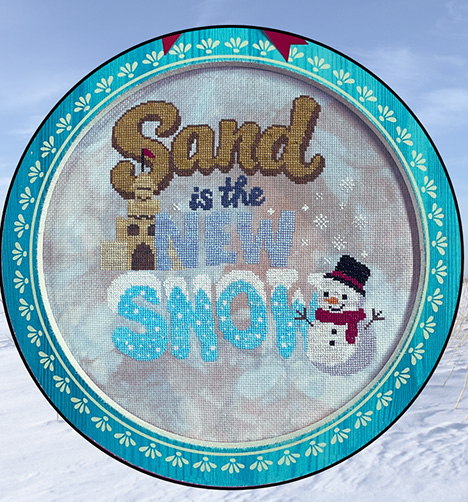 Sand in the New Snow