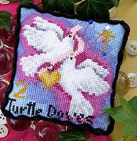 2 Turtle Dove Pincushions